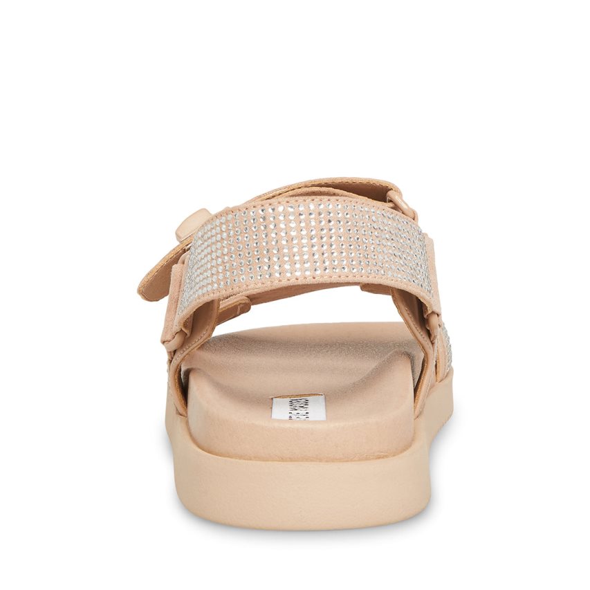 Beige Steve Madden Mona-r Women's Platform Sandals | PH 3580DXB